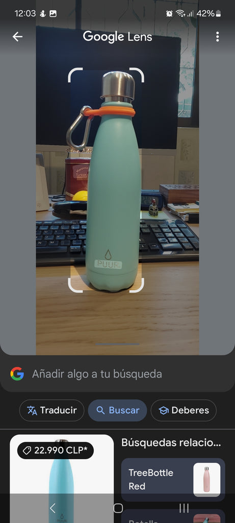 Screenshot of an image search on Google