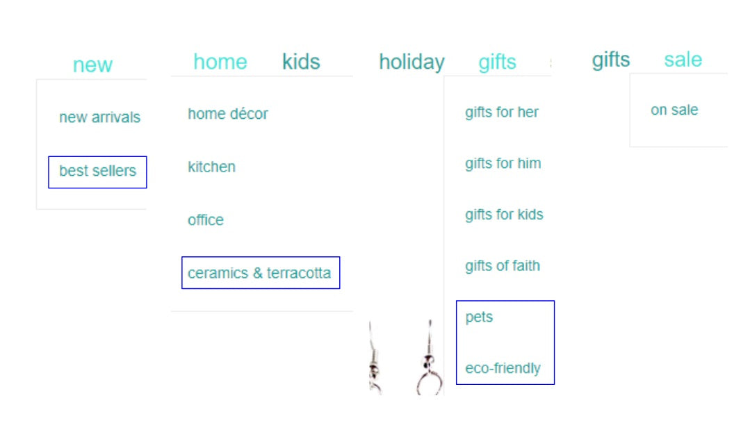 Example of confusing navigation.
