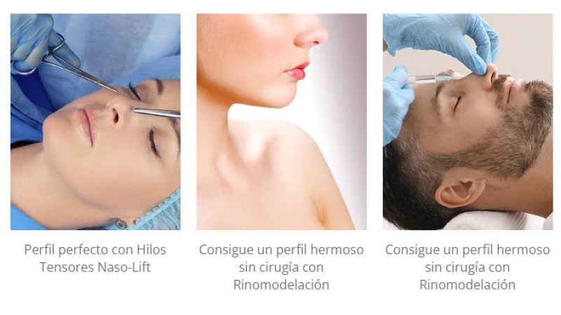 Example images of an aesthetic clinic
