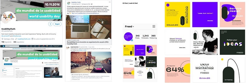 Before and after FREED's rebranding.