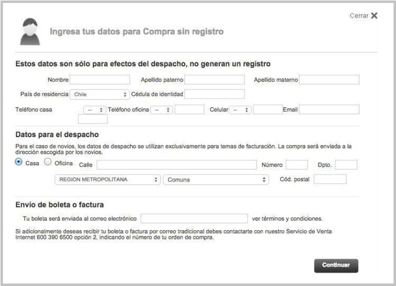 Example of a poorly designed form.