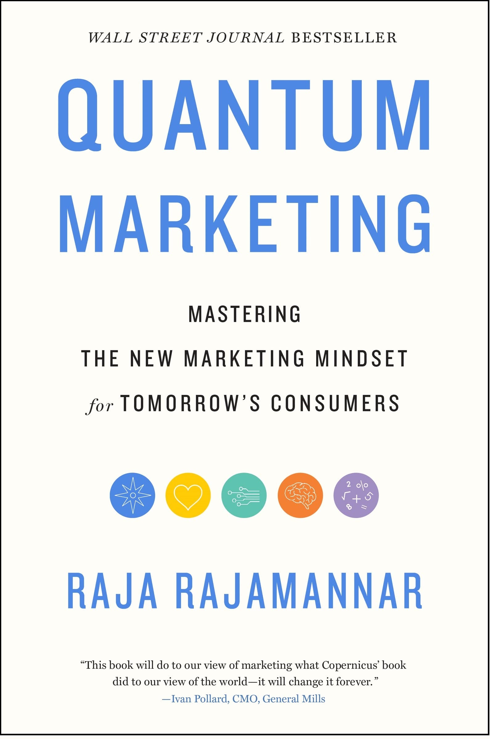 Quantum Marketing book cover by Raja Rajamannar