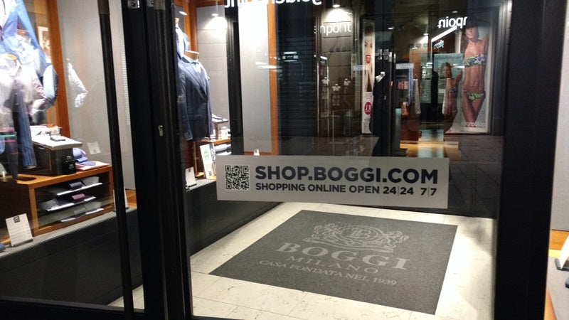 Boggi store window